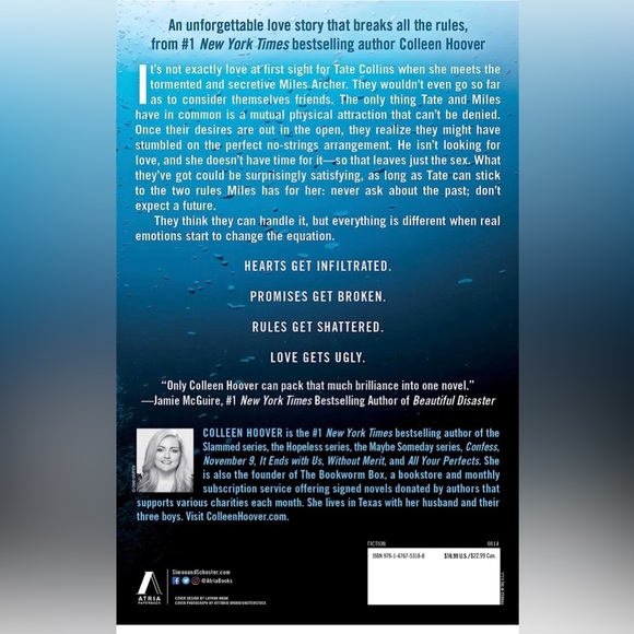 2 Colleen Hoover paperback book combo. Includes Ugly Love and It Ends With Us - Picture 3 of 4